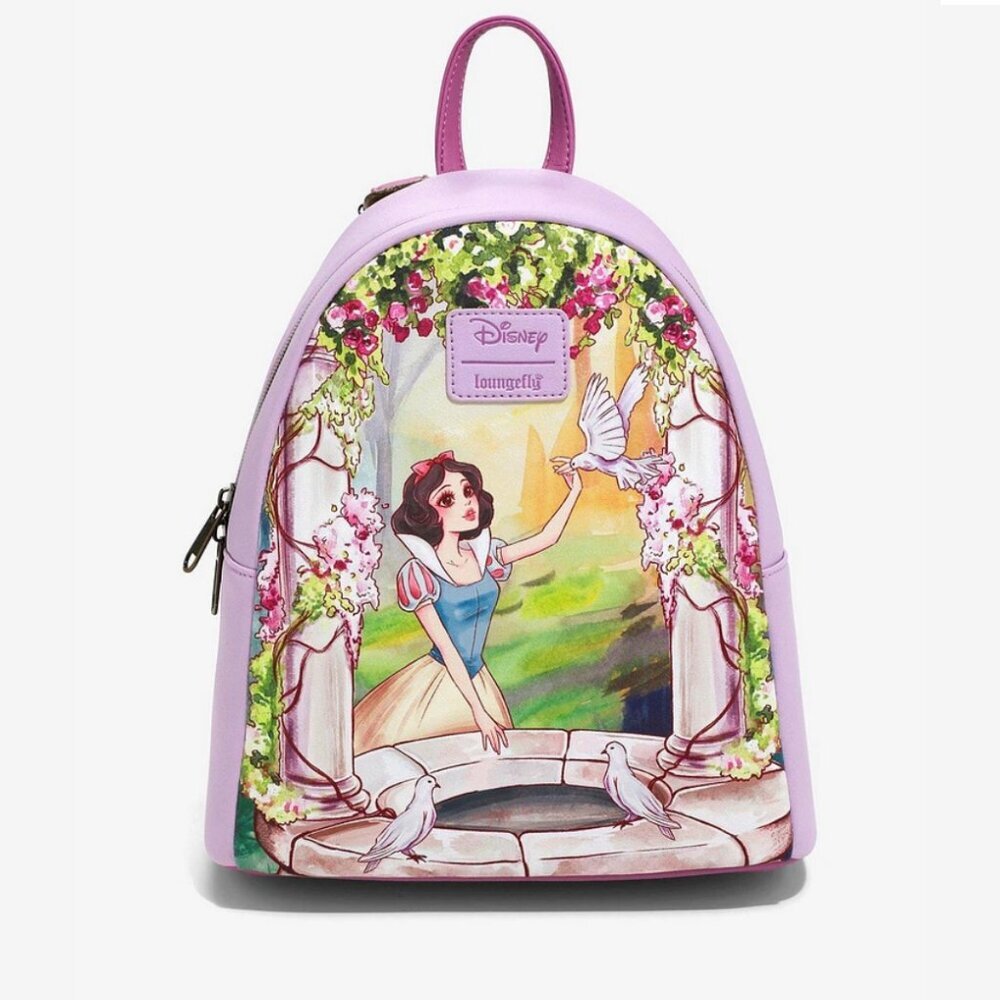 Loungefly Disney Snow White And The Seven Dwarfs Wishing Well Portrait Bag NWT​